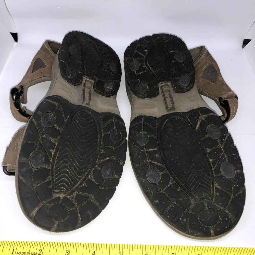 Northside Brown Sandals with Adjustable Velcro Straps Men's Size 11‎